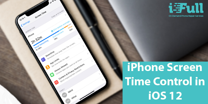 iPhone Screen Time Control in iOS 12